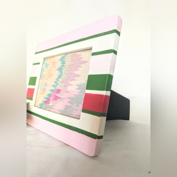 Vintage Ceramic Painted Frame - Easel Back - Picture 6 of 8